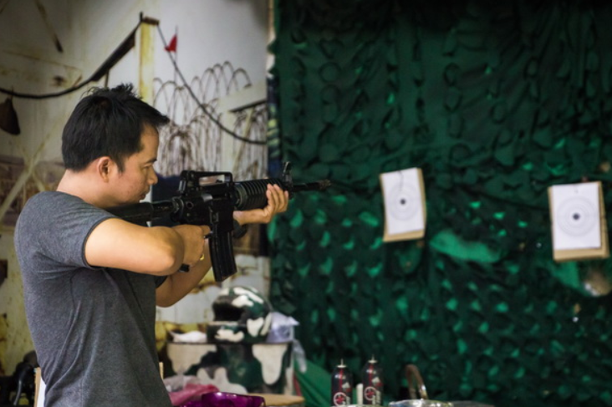 Chang Puak Camp Damnoen Saduak (Real Gun Shooting) - Main Image