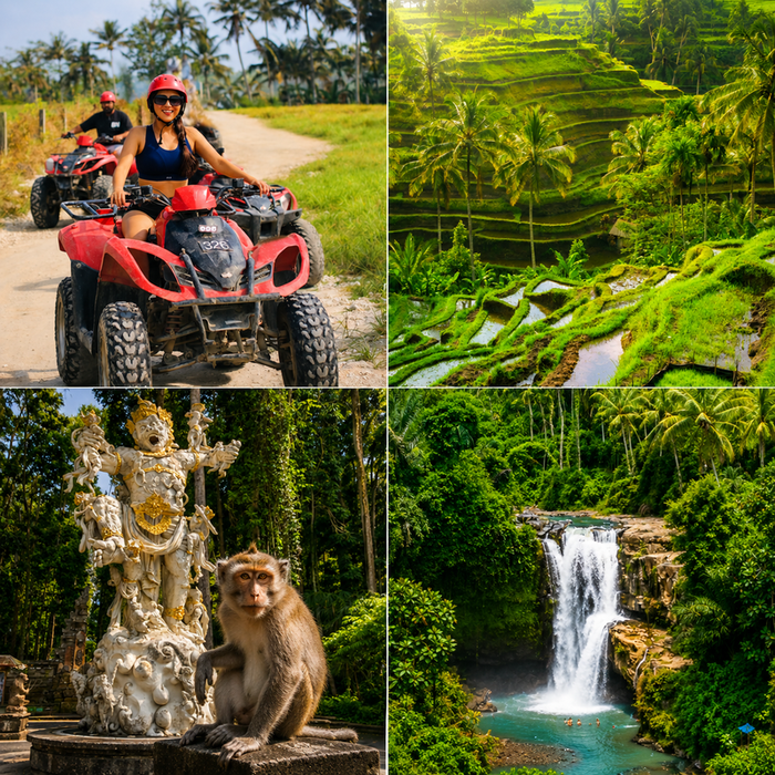 Ubud Highlight and ATV Adventure Package - Main Image
