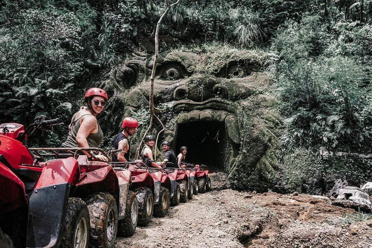 Ubud: Gorilla Cave ATV Quad Bike Bali With Waterfall And Lunch - Main Image