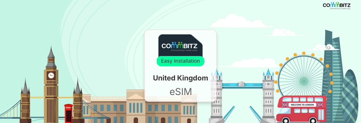Commbitz United Kingdom e-SIM Daily - Main Image