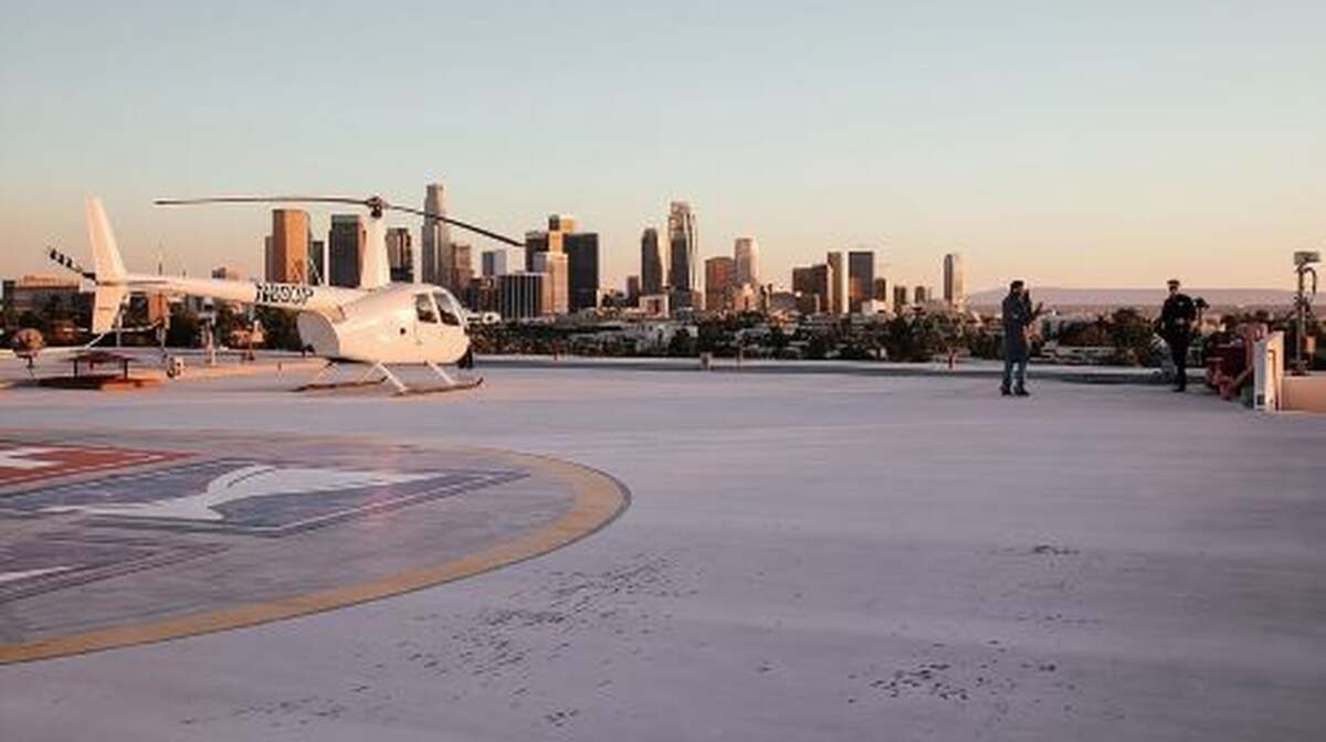 Los Angeles: Downtown Rooftop Landing Helicopter Tour Day Tours - Main Image