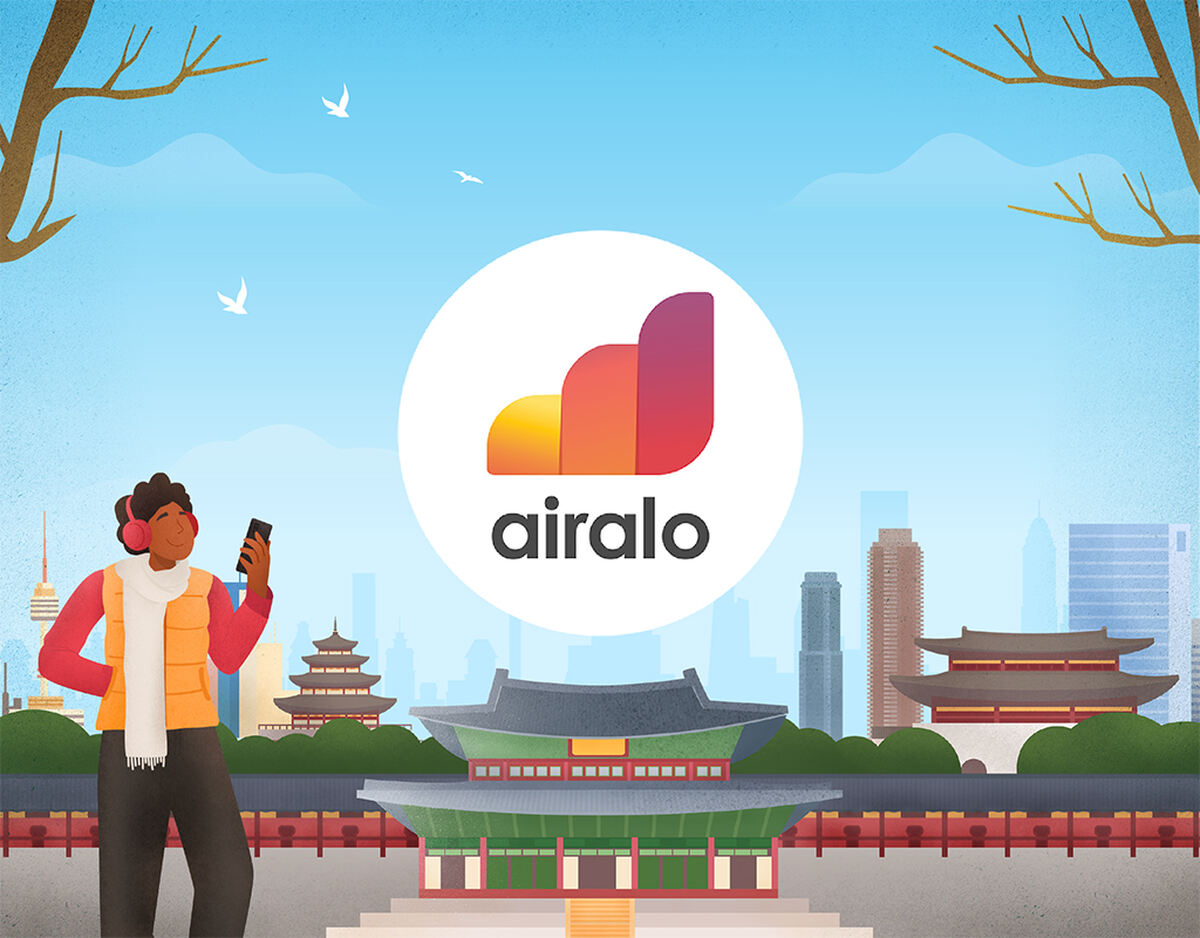 Airalo South Korea e-Sim Package - Main Image