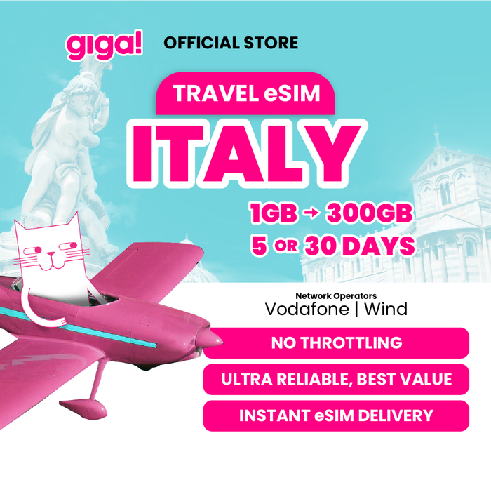 giga! Italy Travel eSIM - Main Image