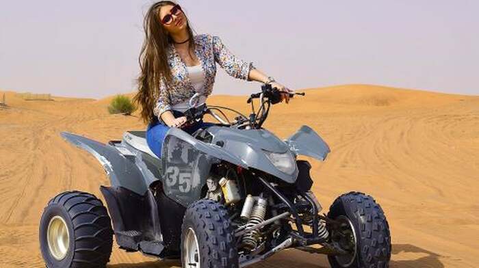 Morning Desert Safari Adventure, Quad Bike, Falcon & Camel Ride Day Tours - Main Image