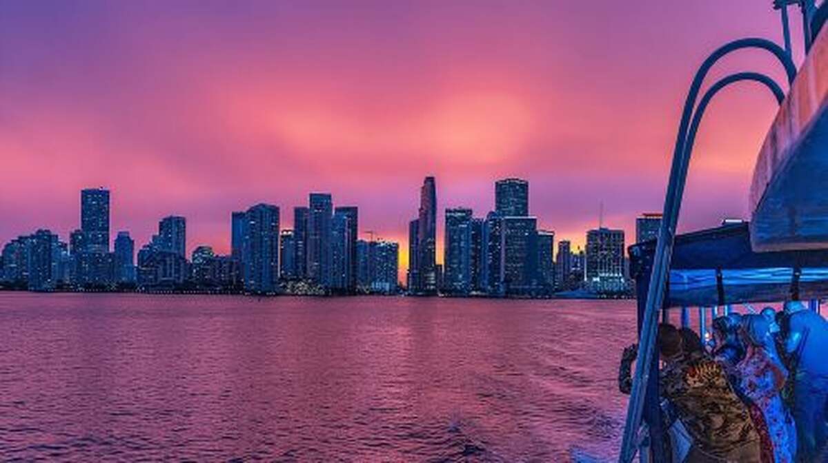 Miami Sunset and City Lights Cocktail Cruise Day Tours - Main Image