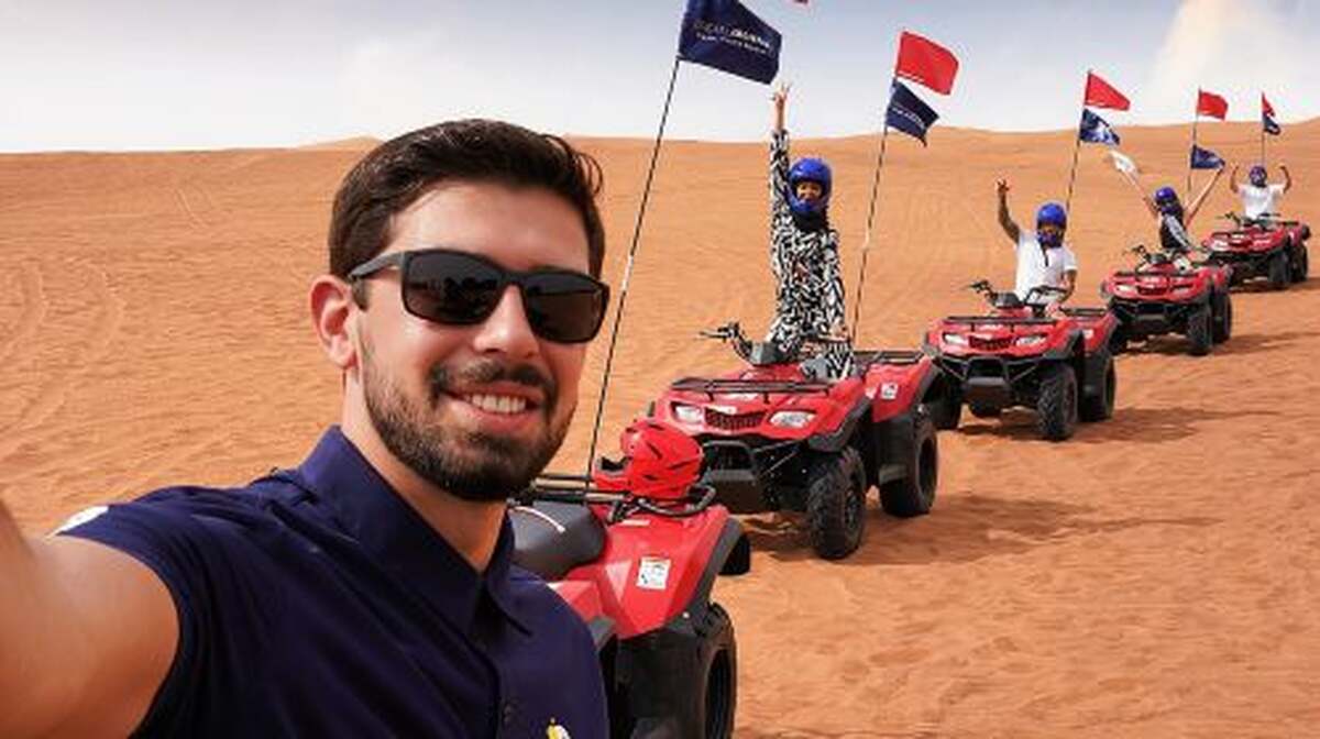 Dubai Red Dunes – 1 Hour Quad or Side by Side ATV Ride Day Tours - Main Image