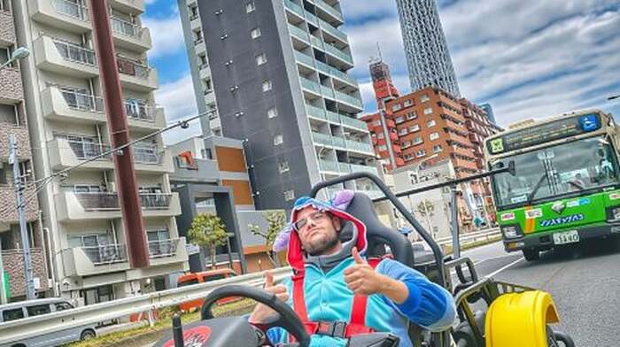 Go Kart Tokyo Bay Route | High Adrenalin in 120 minutes Day Tours - Main Image