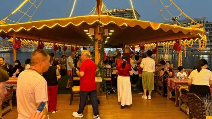 Dubai: Luxury Dinner Cruise with Live Music Day Tours - Main Image