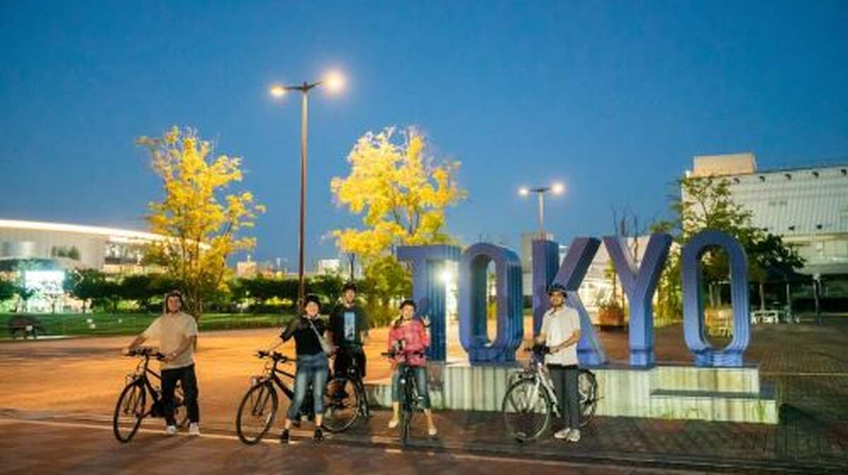 Tokyo Bay Area: Sunset Night View 3h E-bike Guided Tour Day Tours - Main Image