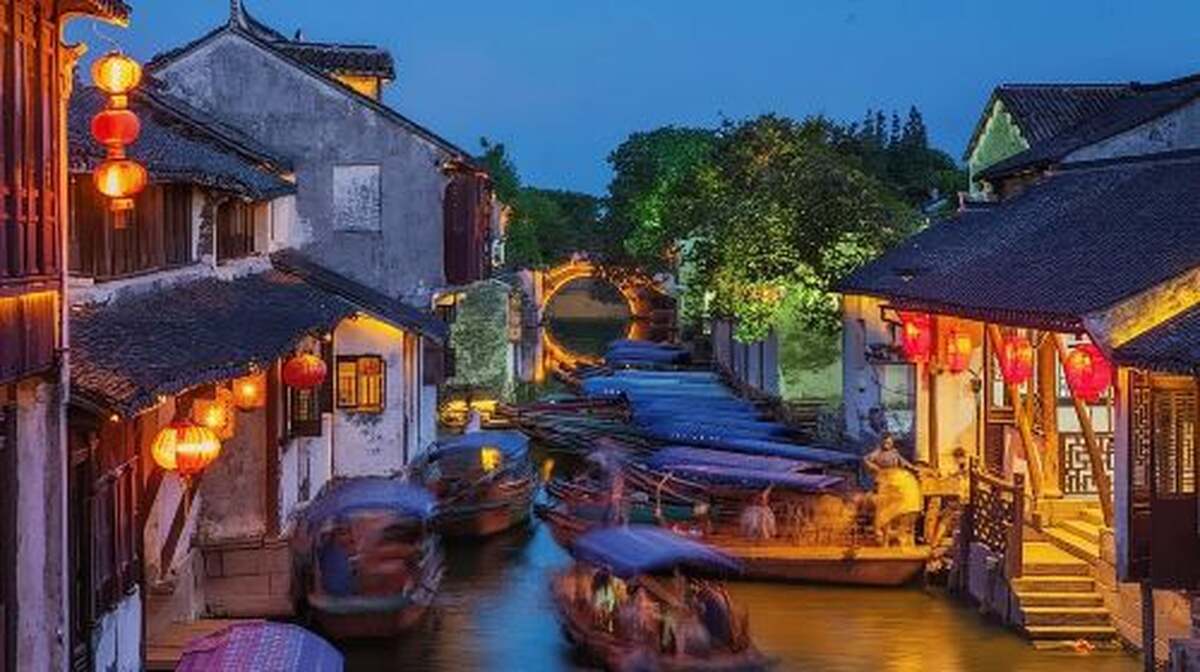 Suzhou Night Tour Must-Do: Zhouzhuang Ancient Town & 'Only Zhouzhuang' Performance Day Tours - Main Image