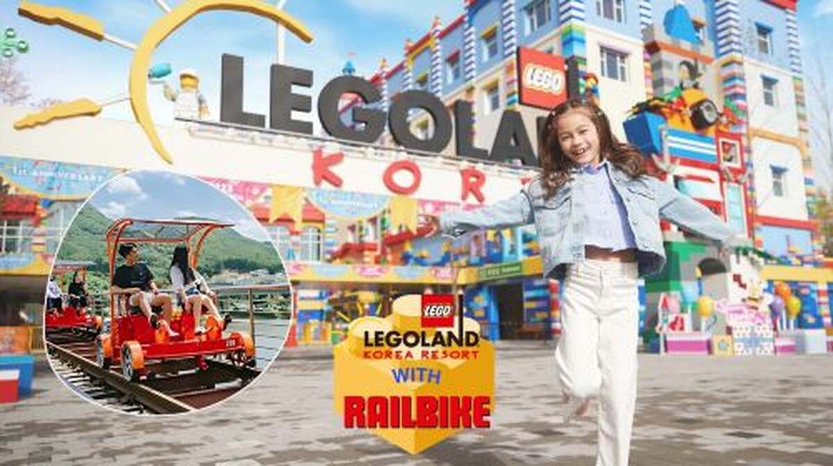 Great choice for family travel|LEGOLAND® Korea Resort X Gangchon Rail Bike Day Tours - Main Image