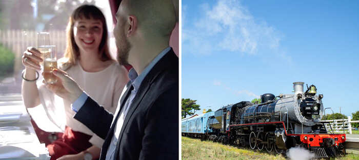 The Q Train - First Class Lunch Departing Queenscliff - Main Image