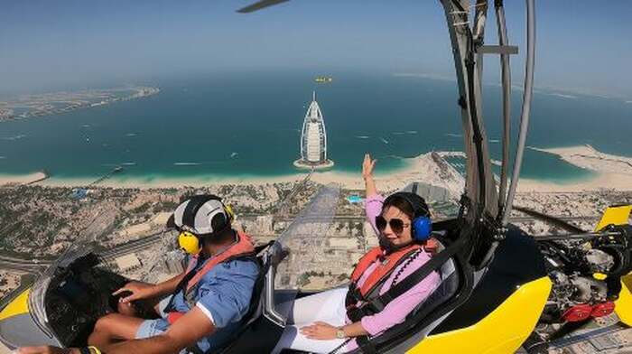 Dubai Gyrocopter Flight over Palm Jumeirah – Skyhub Experience - Main Image
