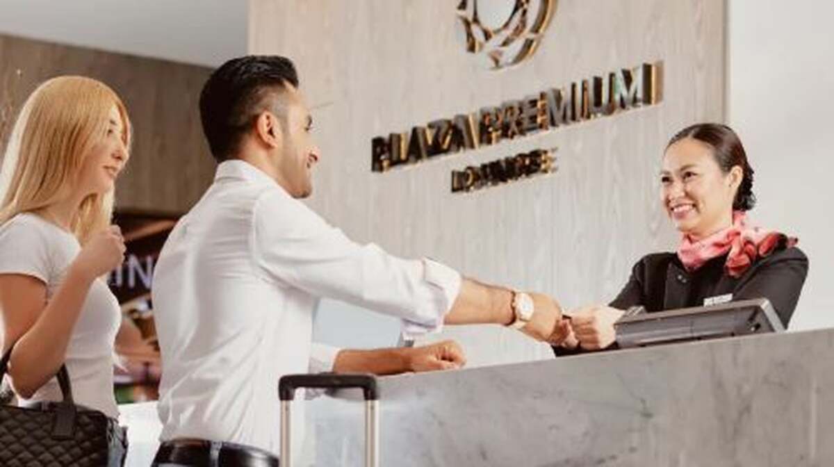 3 or 6-hour experience at Plaza Premium VIP lounge in Dubai International Airport (DXB) - Dubai - Main Image
