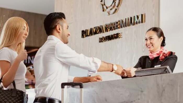 3 or 6-hour experience at Plaza Premium VIP lounge in Dubai International Airport (DXB) - Dubai - Main Image
