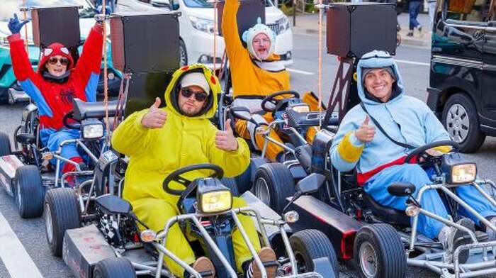 Osaka: Guided Go Karting Tour in a Funny Costume Day Tours - Main Image