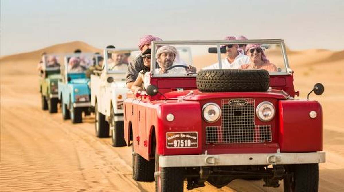Heritage Luxury Nature Safari by Vintage Land Rover+Sunset Falcon Show+Traditonal Dinner Day Tours - Main Image