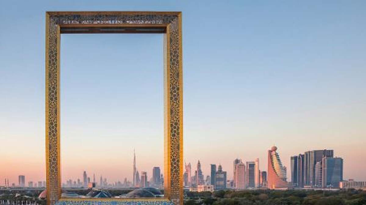 Dubai Frame tour & Marina Dhow Dinner Cruise with Private Roundtrip Transfer Day Tours - Main Image