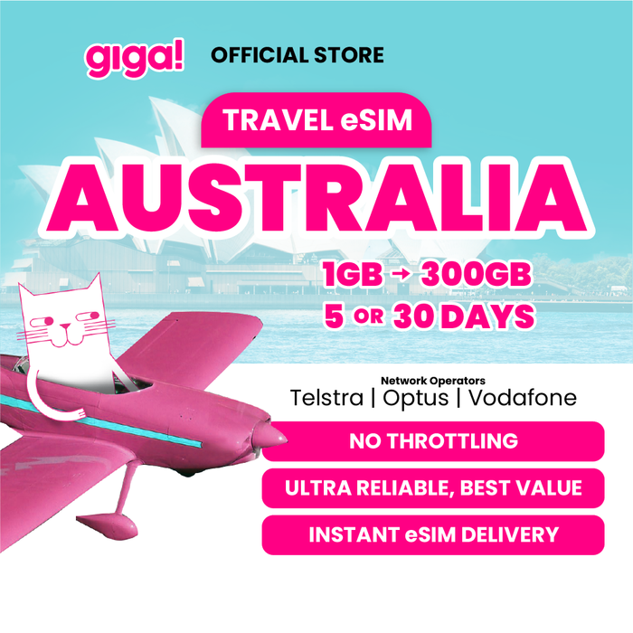 giga! Australia Travel eSIM - Main Image