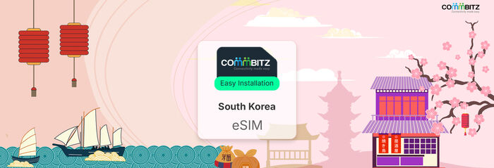 Commbitz South Korea e-SIM Daily - Main Image