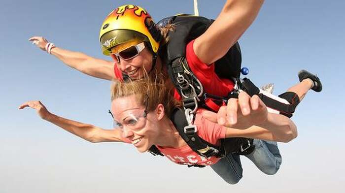 Skydive Dubai over the Palm with photographs - Main Image