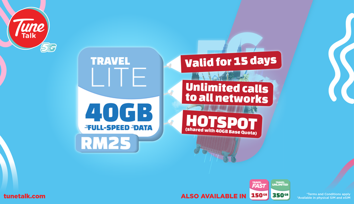 Tune Talk Traveller Sim Card (For Non-Malaysian) - Main Image