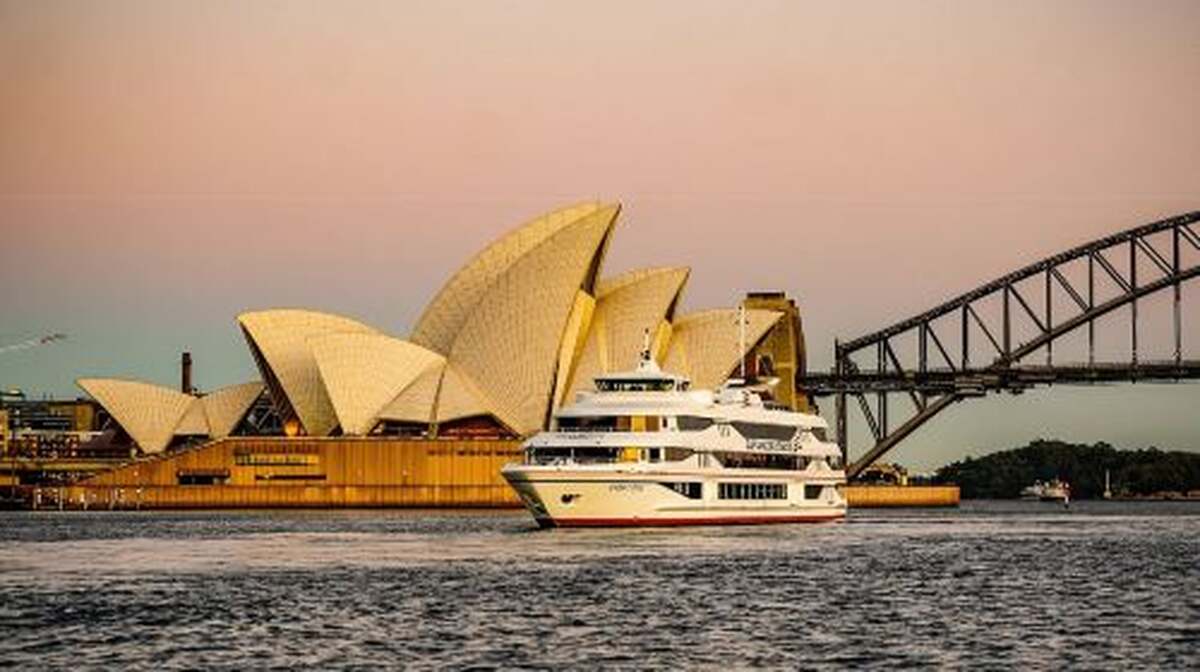 Sydney Harbor afternoon/sunset sightseeing cruise tour | Multiple packages available | Afternoon tipsy/pre-dinner drink (welcome cocktail) | Sunset dinner (three-course) Transport Passes - Main Image