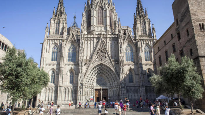 Cathedral + Picasso Museum Barcelona + Mercat de la Boqueria + Montjuïc Magic Fountain + Poble Espanyol Day Tours - Main Image
