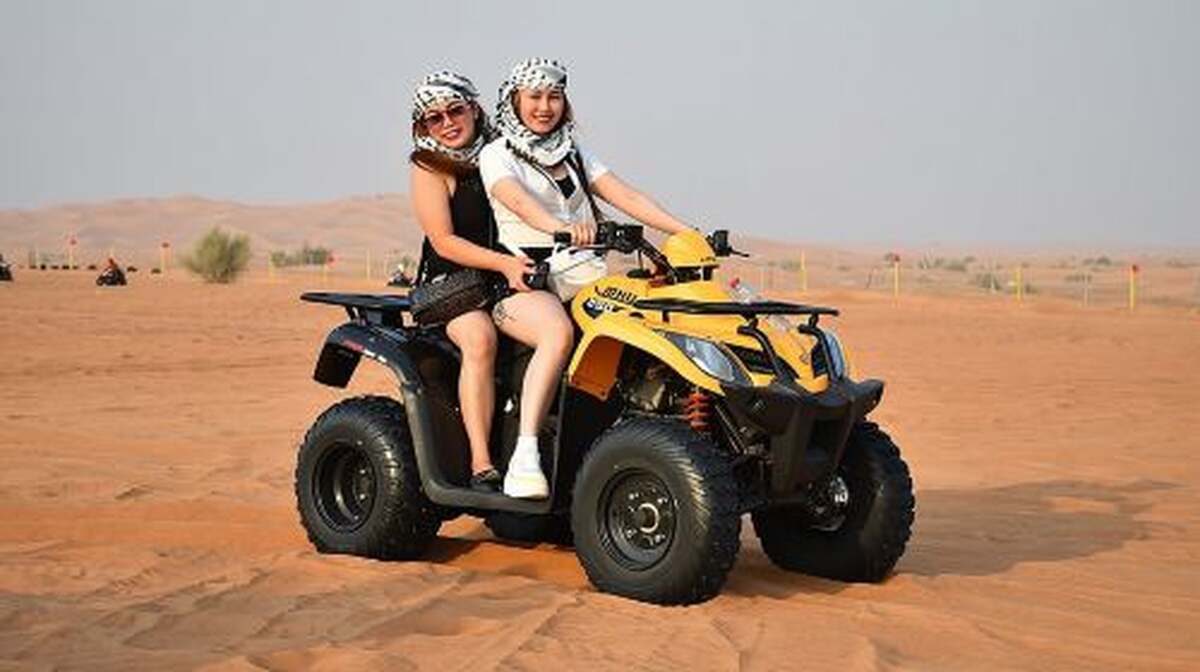 Dubai Red Dunes ATV, Camel Ride, Stargazing & Premium BBQ Dinner - Main Image
