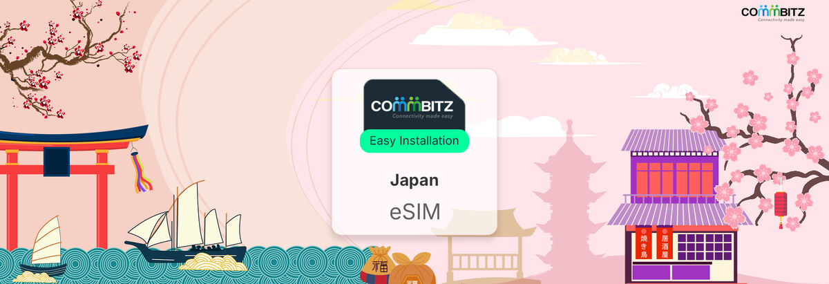 Commbitz Japan e-SIM Daily - Main Image