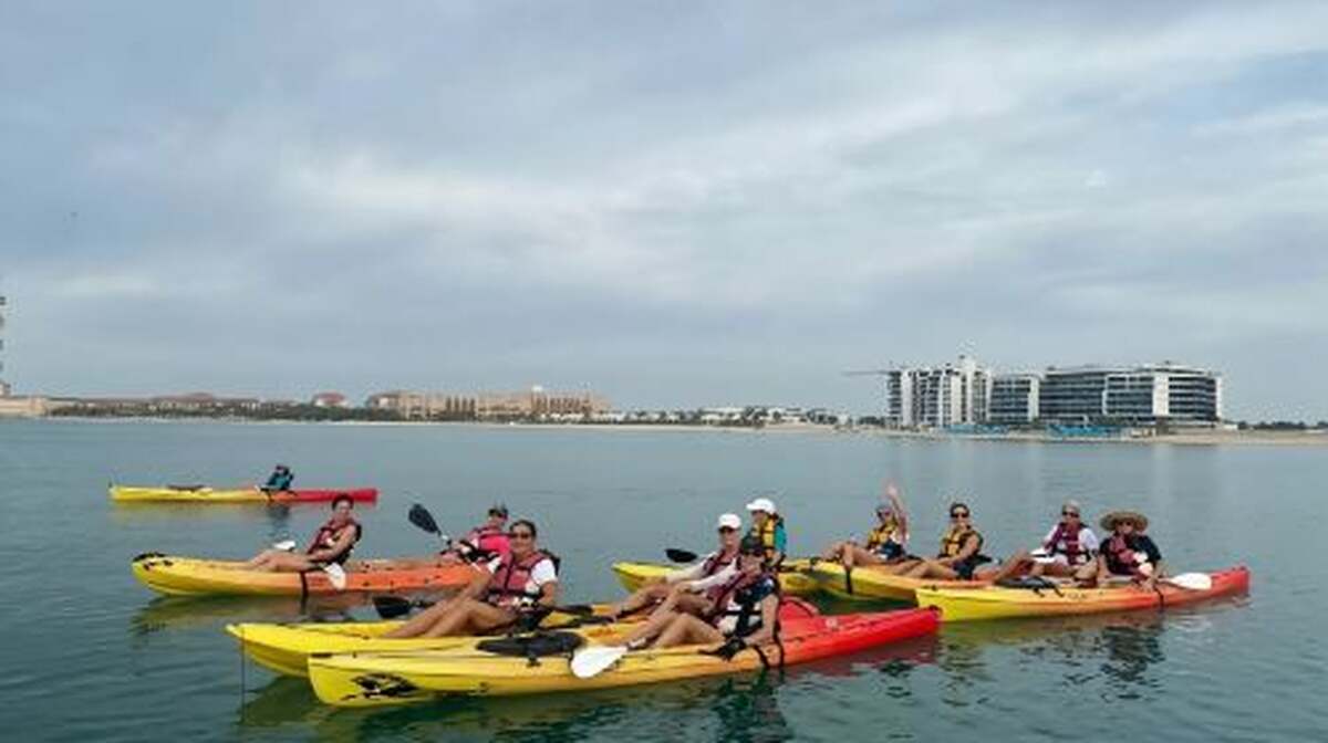 Dubai Marina Yacht Club + Palm Jumeirah kayaking 0.5-hour experience in Dubai - Main Image