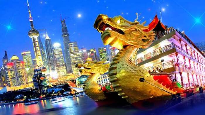 Shanghai Huangpu River Cruise - Popular Cruise Ships with Buffet Dinner, Huangpu River Night Cruise, Bund, Oriental Pearl Tower, Lujiazui Cruise, Large Ship Cruise (Dragon Boat/Crystal Princess/Shangh - Main Image