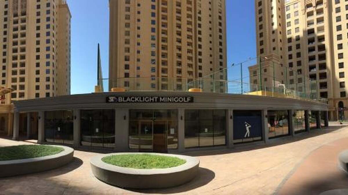 3D Blacklight Minigolf Dubai - Main Image