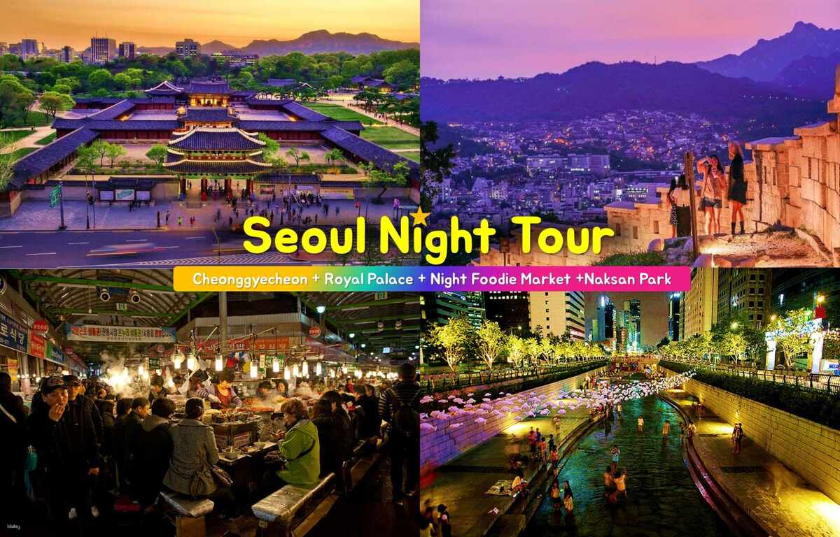 Moonlight Seoul Night Tour|Gwangjang Market, Royal Palace, Cheonggyecheon Stream and Naksan Park - Main Image