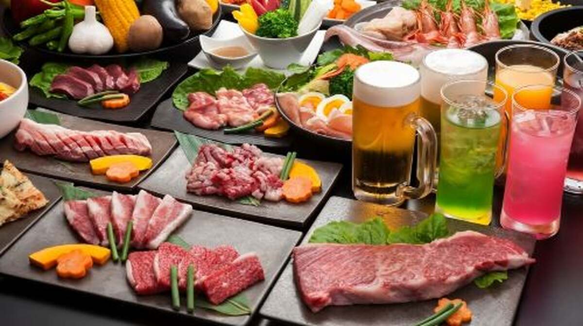 Wagyu BBQ Buffet at Yakinikuya Daibokujyo Dotonboriten – Osaka's Trendy Must-Eat in Dotonbori! - Main Image