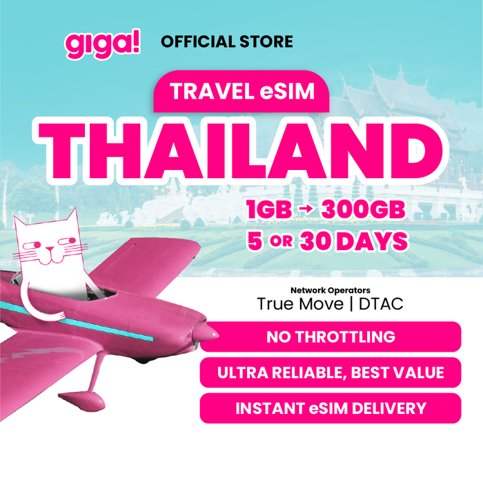 giga! Thailand Travel eSIM - Main Image