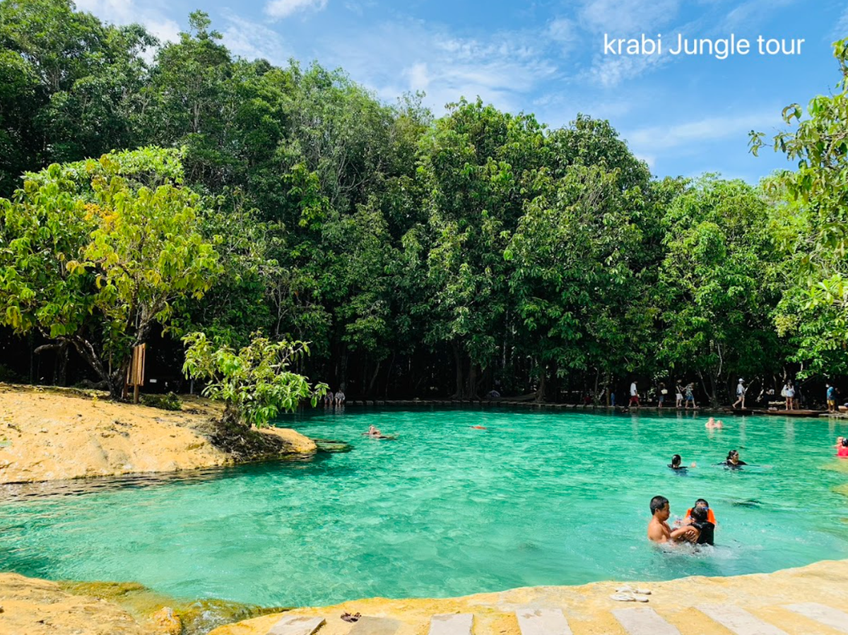 Join Tour Jungle Day Tour Hot Spring + Emerald Pool + Lunch Set + Tiger Cave Temple (Excluded National Park Fee) - Main Image