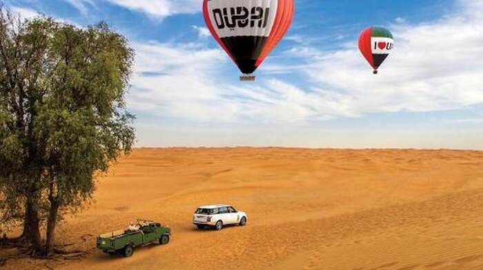 Hero Balloon Flights| Luxury Sunrise Hot Air Balloon with Land Rover, Michelin-starred breakfast - Main Image