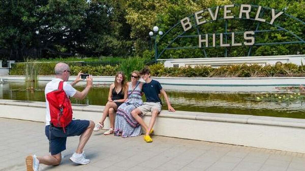 Hollywood, Beverly Hills and Celebrity Homes Open Air Van Tour Day Tours - Main Image