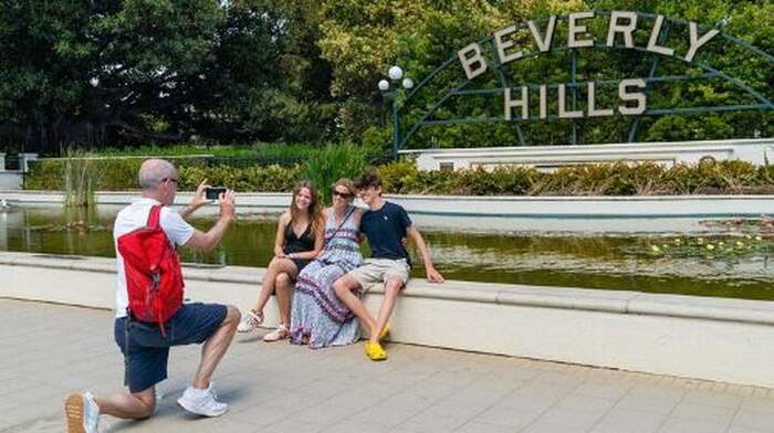 Hollywood, Beverly Hills and Celebrity Homes Open Air Van Tour Day Tours - Main Image