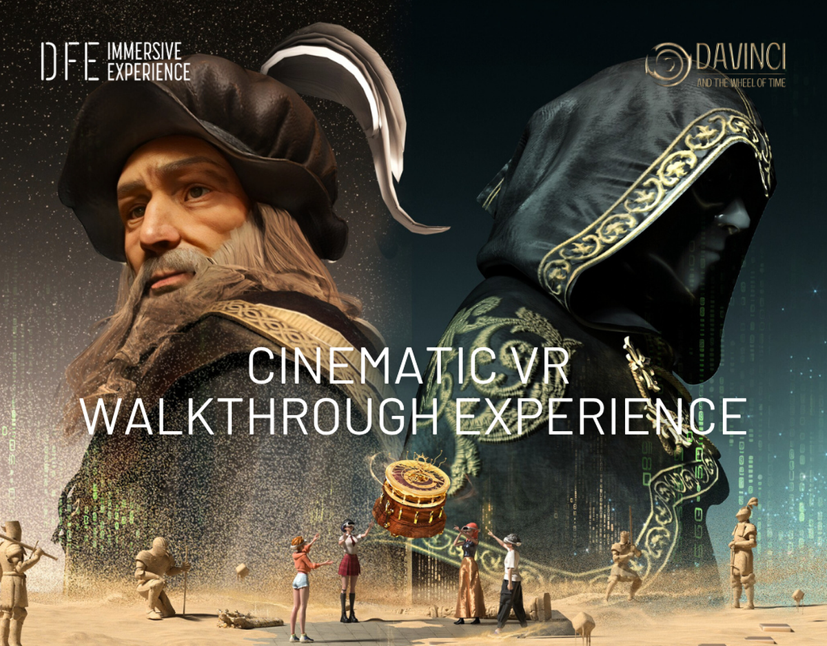 DaVinci and The Wheel of Time - Cinematic VR Walkthrough Experience - Main Image