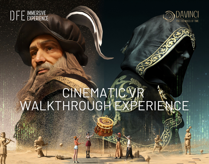 DaVinci and The Wheel of Time - Cinematic VR Walkthrough Experience - Main Image