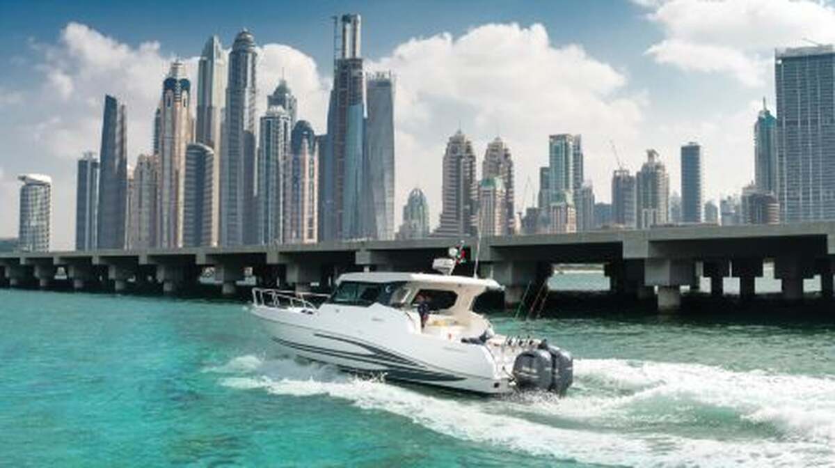 Luxury Yacht Cruise: Explore Dubai Iconic Sights in Style Transport Passes - Main Image