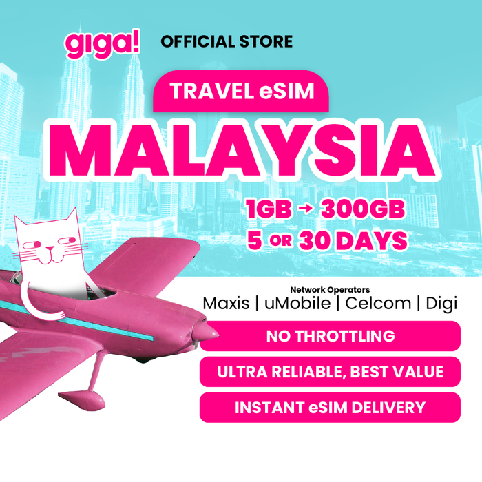 giga! Malaysia Travel eSIM - Main Image
