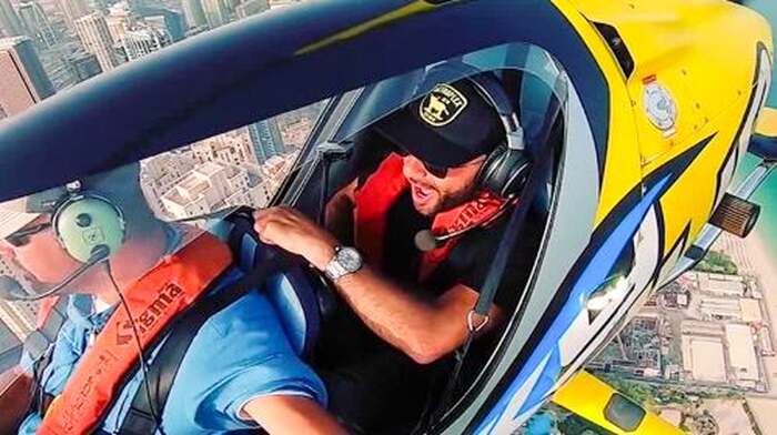 Palm Jumeirah Rotorcraft Experience in Dubai - 360° Aerial Views with Video & Photos, Skydiving Perspective - Main Image