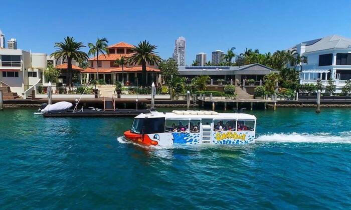 QuackrDuck Gold Coast City Tour and River Cruise