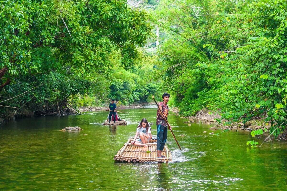 Day trip Bamboo Rafting in Phang Nga Include Transfer - Main Image