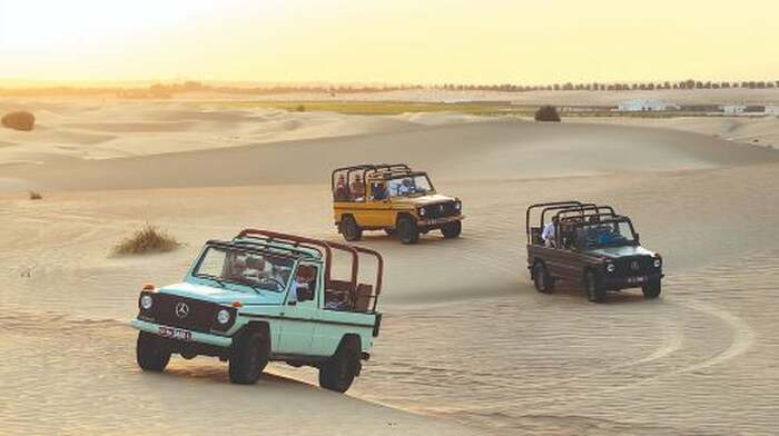 Dubai Evening Heritage Safari by Vintage G Class Al Marmoom Oasis Day Tours - Main Image