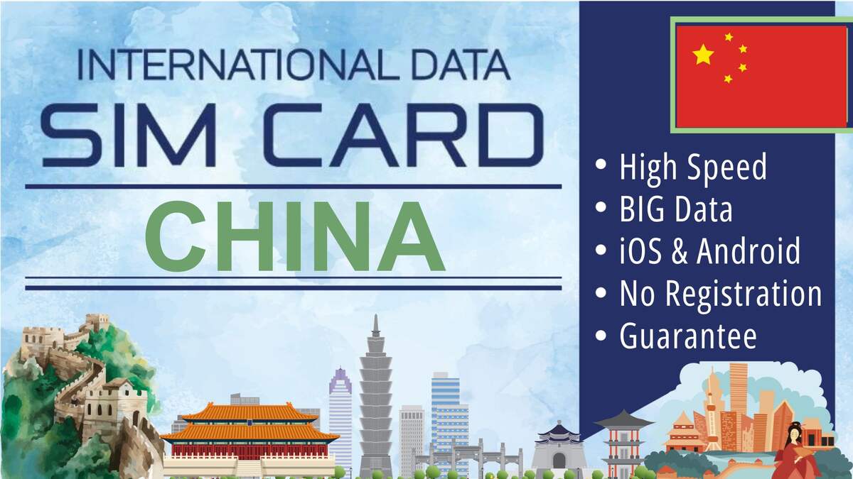 Sim Card China Data Plan - Tourist Simcard Internet Travel Package - Total Data - Main Image