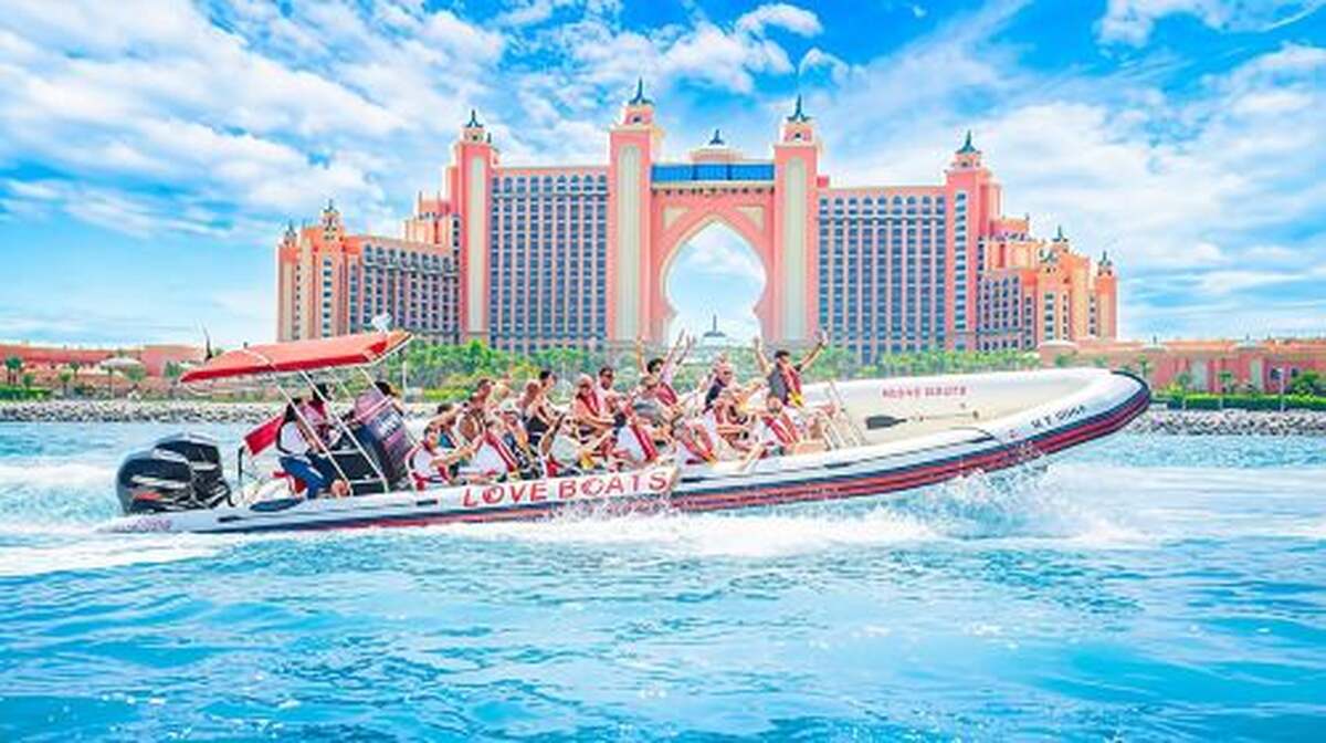 90-Minute Dubai Premium Speedboat Tour - Main Image
